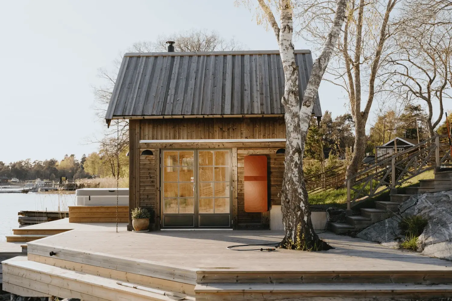 Svenskt hus med Polarium HomeBattery